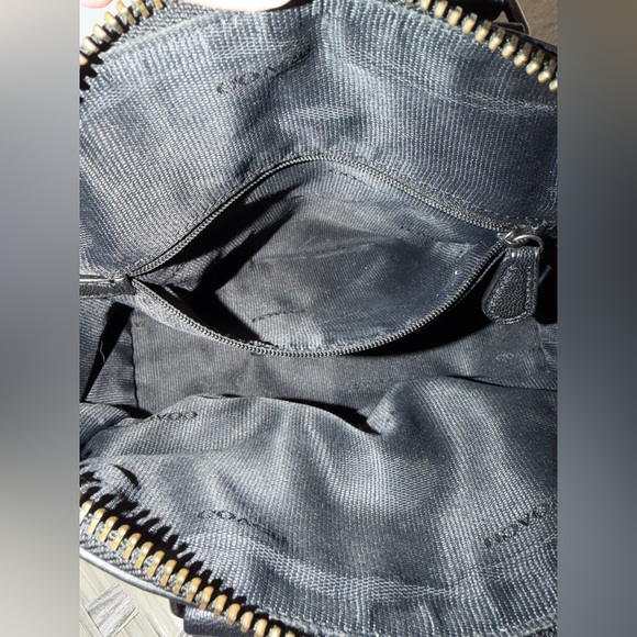 Coach Rhyder Black Leather Small Satchel Crossbody Turnlock Bag w/ Strap 33690 - Picture 6 of 16